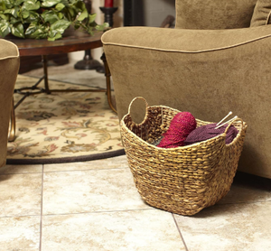 Cesta de suelo Contenedores de almacenamiento Vajilla Cestas de almacenamiento Cesta tejida de ratán Contenedor de organización para el hogar Granja - Product Image 4