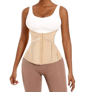 Fitness Corset Women's <b>Underbust</b> Waist Trainer Cincher Steel Boned Body Shaper Vest Adjustable Strap Sweat-Wicking Breathable - Product Image 1