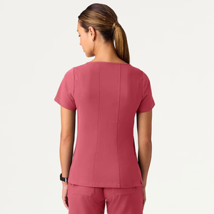 Uniforme médico personalizado para mujer, conjunto de Top y pantalón, conjuntos de uniformes, fabricante de manga corta, ropa deportiva, conjunto de uniformes de trabajo - Product Image 6