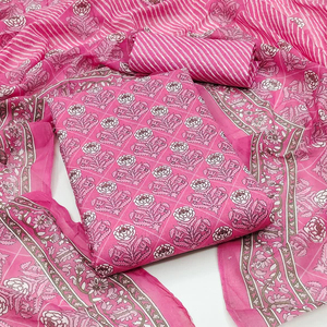 Conjunto de Salwar Kameez de 3 Piezas de Algodón y Seda sin Costuras de Alta Calidad para Mujer, Traje Tradicional Pakistaní Elegante para Fiestas - Product Image 1