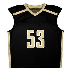 OEM diseño personalizado sublimado Lacrosse Jerseys uniforme sin mangas con nombre y número personalizado 100% tela de malla de poliéster - Product Image 5