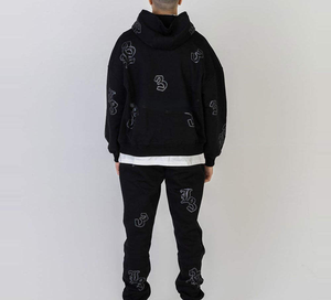 Conjunto Deportivo para Hombre, Manga Larga, Casual, con Cremallera Completa, para Correr, Traje Deportivo, Conjunto Completo de Ropa para Hombre, con Logotipo Personalizado - Product Image 2