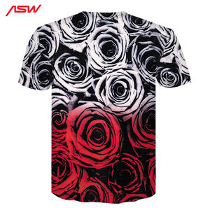 T-shirt en flanelle personnalisé Design de haut Coupe régulière Col rond Vêtements de fitness T-shirts coupe régulière de bonne qualité - Product Image 2