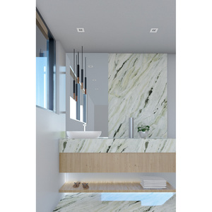 <b>Prime</b> Core Custom Kitchen Bathroom Vanity Tops Calacatta Quartz Stone Countertops Prefab Cut Carrara Calacata Hotel Projects 1 - Product Image 1