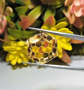 Mughal hecho a mano collar de piedras preciosas de lujo genuino citrino Natural citrino fabricación de joyas al por mayor Mughal tallado joyería - Product Image 3