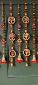 ชุดฉากหลังสายตกแต่ง10ชิ้นการตกแต่งเทศกาลฉากหลังเวทีที่แขวนผนังการตกแต่งเทศกาลและงานปาร์ตี้การตกแต่งวัด - Product Image 3