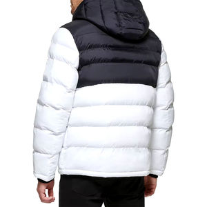 Men's Top Selling Winter Puffer <b>Jacket</b> Custom Wholesale Made Canvas Breathable Zipper Closure Latest Plain Design - Product Image 5