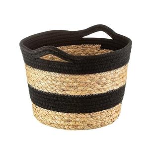 ตะกร้าหวายทรงกลมมีหลายขนาดตะกร้าใส่ของแฮนด์เมดตะกร้าหวายดีไซน์แบบใหม่ - Product Image 4