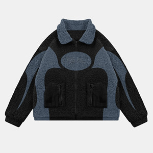 Service OEM Veste en polaire sherpa de luxe Best-seller Nouvelle arrivée Logo personnalisé Veste en polaire polaire pour homme Veste en fourrure d'hiver pour homme - Product Image 1