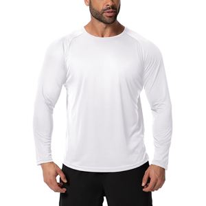 Camiseta de Manga Larga Personalizada de Alta Calidad para Hombre, Estilo Casual, Transpirable, de Algodón - Product Image 5