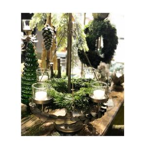 เชิงเทียนรูปทรงต้นไม้สำหรับตกแต่งกลางแจ้งสำหรับคริสต์มาสแท่นวางเทียนดีไซน์พับได้ทำด้วยมือ - Product Image 4