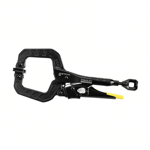 Pince à serrage professionnelle Stanley FMHT0-74892 FATMAX Lockgrip, type C, pivotante (2 pièces) Durable pour une utilisation professionnelle - Product Image 2