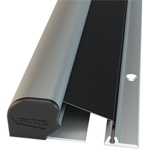 Persiana enrollable con protección para dedos NR-26, resistente a la intemperie, 1925 mm, para uso en exteriores, aluminio anodizado plateado, de ATHMER - Product Image 1