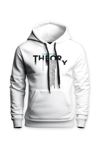 Type Face Theory Sudadera con capucha estampada para hombre Premium Streetwear Pullover con diseño de tipografía moderna - Product Image 2