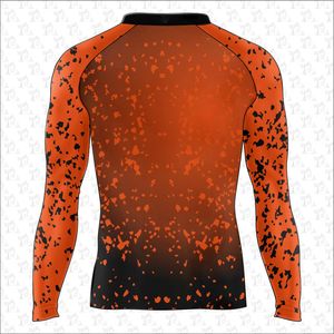 Long Sleeve Rash Guard for <b>Men's</b> quick dry custom logo and design <b>Compression</b> <b>Shirts</b> <b>Men</b> rash guards wholesale customized - Product Image 4