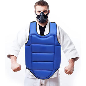Bouclier d'entraînement de Sparring réversible réglable coussin de ventre de poinçonnage lourd vente en gros boxe poitrine garde corps protecteur Arts martiaux - Product Image 1