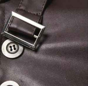 Chaqueta de lona premium para hombre OEM, de piel de oveja, cuello alto, cierre de cremallera, botones, estilo vintage, a prueba de viento, de alta calidad para invierno. - Product Image 4