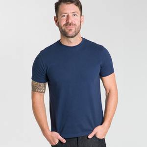 Camisetas de manga corta informales con timbre para hombre Camiseta de algodón 100% con serigrafía personalizada de alta calidad para hombre - Product Image 5
