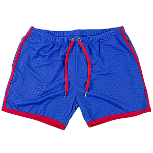 Pantalones cortos deportivos informales para correr con bolsillo y cremallera para hombre de alta calidad, pantalones cortos holgados para correr, gimnasio, redes deportivas, baloncesto - Product Image 5