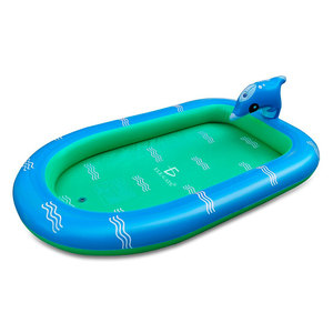 Piscina Inflable Resistente con Aspersores y Cabeza de Delfín, Tamaño Personalizado, Flotador de Diversión para Uso en Ríos - Product Image 4