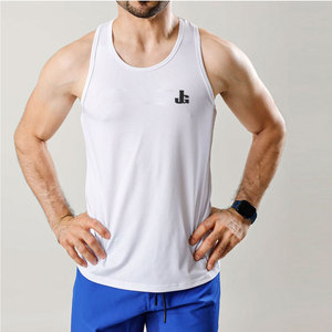 Venta directa de fábrica de alta calidad transpirable 100% algodón de secado rápido Casual Tank Top para hombres gimnasio ejercicio - Product Image 3