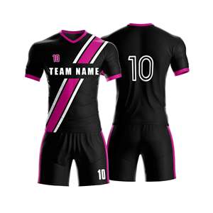 Uniforme de Fútbol Personalizado de Fábrica, 100% Poliéster, Ligero, de Secado Rápido, Último Diseño - Product Image 3