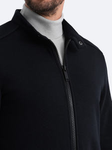Veste d'hiver à capuche zippée intégrale athlétique personnalisée, en molleton technique de haute qualité, colorblock, 100% coton, tailles personnalisées, vêtements de sport - Product Image 4