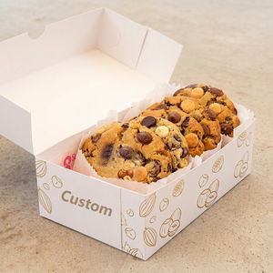 Boîte à emporter personnalisée avec compartiment pour sauce, emballage pour pâtisseries, desserts, snacks, frites, burgers, empanadas, chocolat, plateau à tremper - Product Image 3