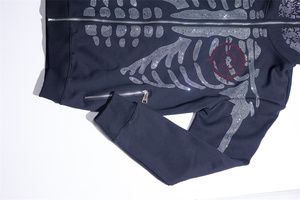 Sudadera con capucha para mujer de alta calidad 100% algodón Casual visita antiguo bordado térmico logotipo personalizado Puff estampado al por mayor - Product Image 2