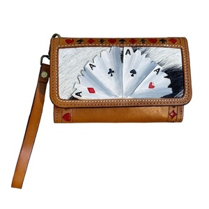 New Designer Fur Leather Tooled Bag At Wholesale Price Premium Quality Western Hand Crafted Leather Bag - Product Image 1