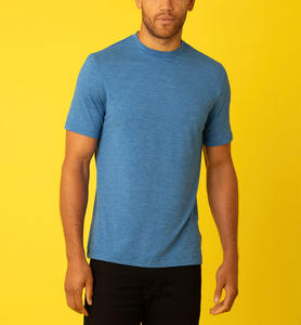 T-shirt homme de luxe personnalisable avec impression DTG col rond uni 100% coton personnalisé avec le logo de votre marque - Product Image 2