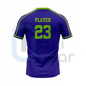 Camiseta de fútbol personalizada de poliéster 100% para hombre, kit de equipo de fútbol de alta calidad, nuevo diseño, manga corta, servicio frontal OEM disponible - Product Image 2
