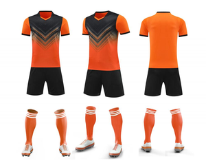 Uniforme de entrenamiento de club de equipo de fútbol de alta calidad, kits de fútbol de secado rápido, conjuntos de camisetas de fútbol transpirables, uniformes de fútbol - Product Image 4
