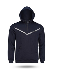 Sweat à capuche zippé respirant en polaire unie pour homme, qualité export supérieure, avec poche – Tissu 300g – Vente chaude du Bangladesh - Product Image 4