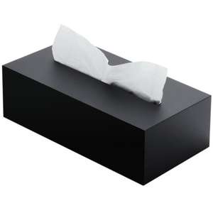 <b>Compact</b> and Functional Resin Tissue Holder with Anti-slip Bottom for Secure Placement on <b>Desks</b> & Tables and Shelves - Product Image 1