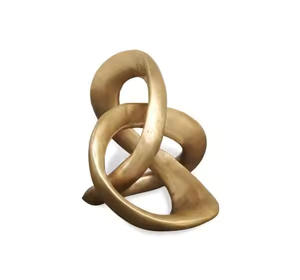 Figuritas de fundición de Arte de aluminio modernas Piezas de decoración escultórica únicas Diseño personalizado y logotipo aceptado - Product Image 2