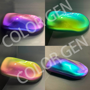 Bột Mica đổi màu ngọc trai, màu xanh đỏ biến đổi như tắc kè hoa, bột màu ngọc trai, bột màu cho sơn ô tô, chất tạo màu cho sơn xe hơi - Product Image 6