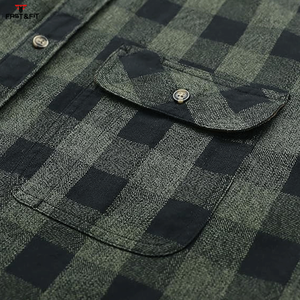 เสื้อเชิ้ตผ้าฟลานเนลถักแบบระบายอากาศสำหรับผู้ชาย ปี 2026 เหมาะสำหรับออกกำลังกาย เล่นกีฬา และวิ่ง - Product Image 4