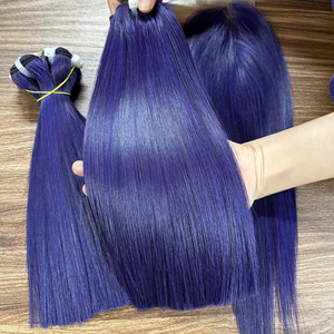 Bán Giá Rẻ Nhất Giá Thô Việt Nam Đẹp Xương Thẳng Phần Mở Rộng Tóc Giả Tóc Con Người Ren Phía Trước - Product Image 2