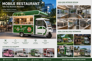 Solución Integral: Camión de Comida Eléctrico Móvil Personalizable con Equipamiento Comercial para Horchata, Helados y Comida Rápida, Uso en Exteriores - Product Image 4