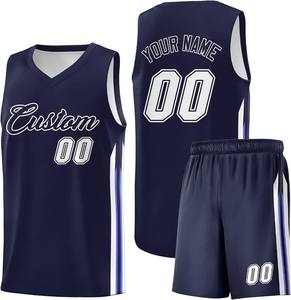 Uniformes de Baloncesto Personalizados de Poliéster Transpirable con Estampado, Conjuntos de Camiseta y Pantalones Cortos OEM 2025, Venta al por Mayor, Secado Rápido, Sublimados - Product Image 1