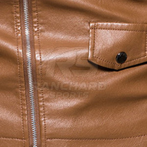 Concevez vos propres vestes en cuir tendance, veste en cuir pour homme de haute qualité au meilleur prix, veste en cuir à manches longues - Product Image 6