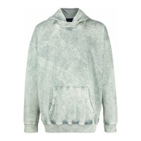 Sweat-shirts à capuche surdimensionnés vintage personnalisés, en molleton 420 g/m² 100 % coton, lavage à l'acide, écologiques, sans cordon, en tissu noir
