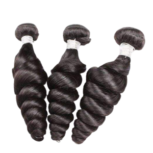 มัดผมเรมี่ผมคนอินเดียยืดผมแบบมัดเดี่ยวพร้อมที่ปิดผมสไตล์คลื่นธรรมชาติ - Product Image 5