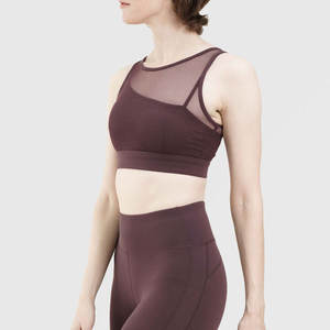 Soutien-gorge de sport grande taille pour femme, qualité supérieure, logo personnalisé, lavage frontal, respirant, extensible en Spandex/Nylon pour la gym et le yoga 2026 - Product Image 2