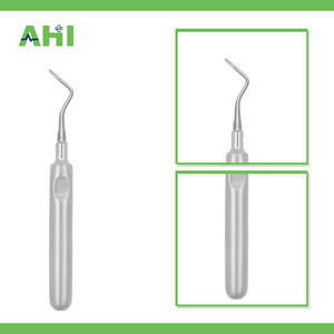 Élévateur de racine dentaire AHI 2,5 mm argenté avec poignée ergonomique intelligente, manuel, réutilisable, qualité certifiée CE Classe I - Product Image 5