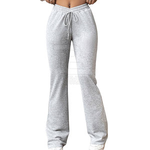 Vente en gros de pantalons de survêtement évasés personnalisés pour femmes vêtements de ville pantalons de survêtement évasés pour femmes vente en ligne de pantalons de survêtement évasés pour femmes - Product Image 5
