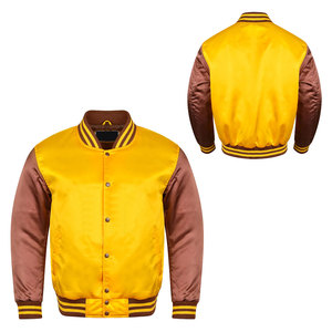 แจ็คเก็ตตัวแทนแขนหนังปักโลโก้คุณภาพระดับพรีเมียม / การออกแบบล่าสุดแจ็คเก็ตตัวแทนผู้ชายที่สะดวกสบายและปรับได้ - Product Image 4