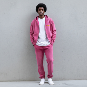 Ensemble 2 pièces en molleton 100% coton imprimé personnalisé en gros, poids lourd, vêtements décontractés d'hiver, sweat-shirt et pantalon de survêtement pour hommes - Product Image 6