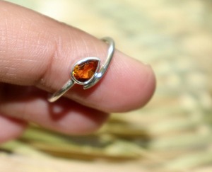 Anillo de Plata de Ley 925 con Piedra Preciosa de Citrino Amarillo para Mujer, Regalo para Ella - Product Image 4